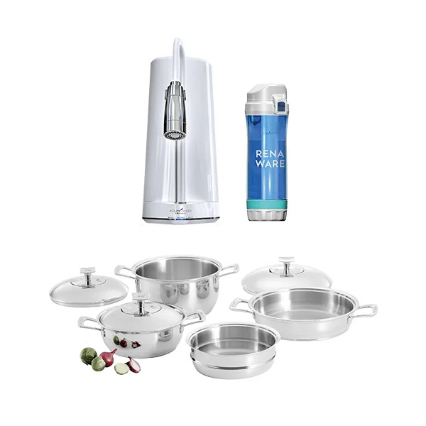 AQUA ✓ NANO CTU-500 + JUEGO CHEF I 7 PIEZAS + BOTELLA FILTRANTE RENA WARE en Anta, Cusco