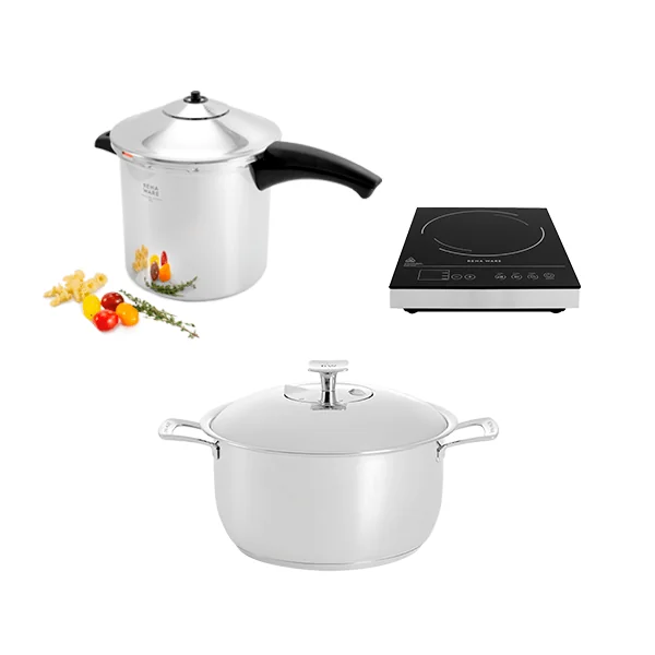 OLLA A PRESIÓN 8 L + ASADOR DE 6 LITROS + COCINA DE INDUCCIÓN IC-450 en Acandí, Chocó