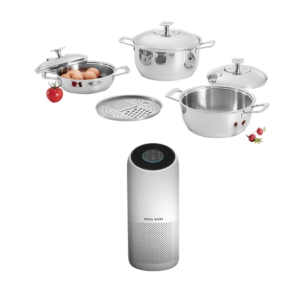 JUEGO CHEF II 7 PIEZAS + PURIFICADOR DE AIRE AEROQUATTRO + UV en Cértegui, Chocó