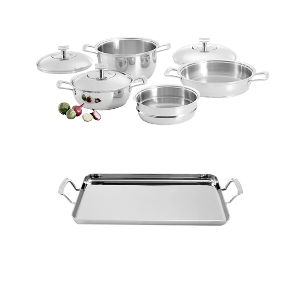 JUEGO CHEF I 7 PIEZAS + PARRILLA DOBLE en Cusco, Cusco