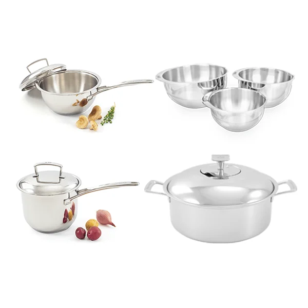 SAUCIER 1.75 L + SAUCEPAN 2.5 L + RONDEAU 4.5 L + JUEGO DE BOWLS 3 PIEZAS en Acandí, Chocó
