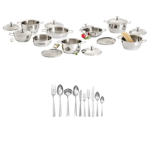 JUEGO GOURMET 17 PIEZAS + CUBIERTOS ÉLITE 35 PZS + CUBIERTOS ÉLITE 35 PZS en Cusco, Cusco