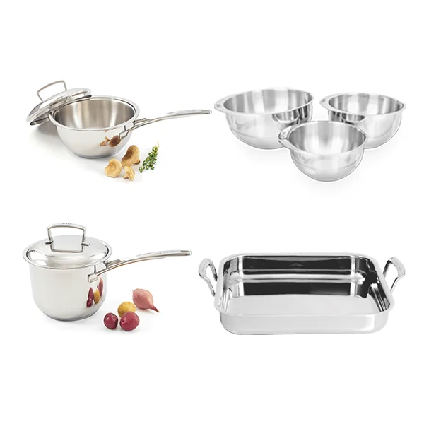 SAUCIER 1.75 L + SAUCEPAN 2.5 L + CONTESSA + JUEGO DE BOWLS 3 PIEZAS en Becerril, Cesar