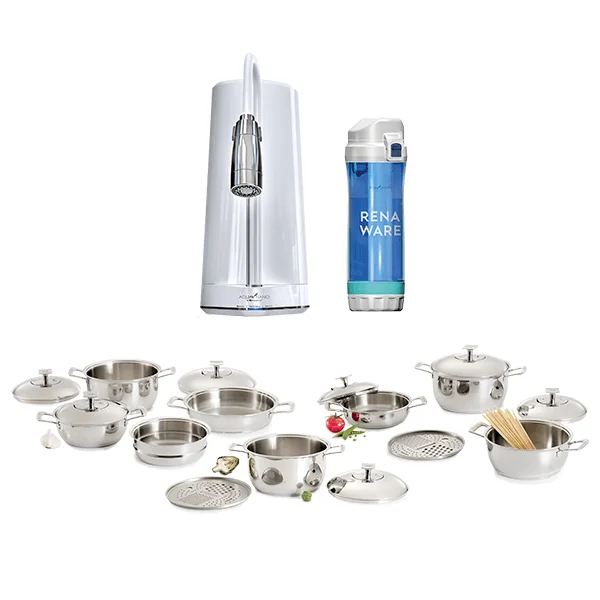 AQUA ✓ NANO CTU-500 + JUEGO GOURMET 17 PIEZAS + BOTELLA FILTRANTE RENA WARE en Anta, Cusco