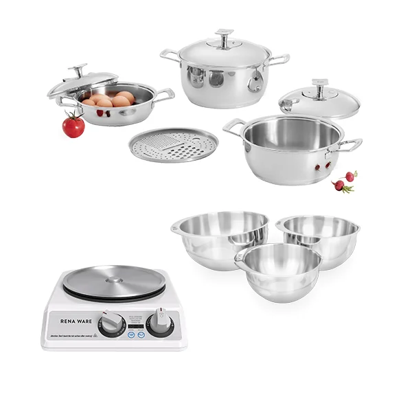 JUEGO CHEF II 7 PIEZAS + MULTI COOKER + JUEGO DE BOWLS 3 PIEZAS en Acandí, Chocó
